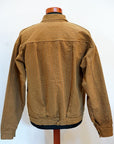 WARE HOUSE (ウエアハウス) ブラウンダックジャケット 2214 "1880 HEAVY LEATHER BOUND BLOUSE" ダックストライプ・ワンウォッシュ