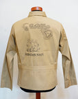 Pherrow's (フェローズ) サマーフライトジャケット 25S-M-421a-Deco ベージュ