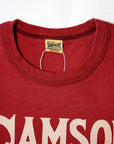 DELUXEWARE (デラックスウエア) 半袖Tシャツ SDTS-2501 "SAMSON" ダークレッド