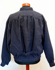 The 2 Monkeys (ザ・トゥーモンキーズ) リネン・ワークジャケット TM02454 "French Work Blouse (フレンチワークブラウス)" ブルーブラック