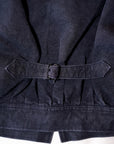 The 2 Monkeys (ザ・トゥーモンキーズ) リネン・ワークジャケット TM02454 "French Work Blouse (フレンチワークブラウス)" ブルーブラック