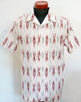 Pherrow's (フェローズ) 半袖オープンカラーシャツ 25S-HANDMADE FABRIC SHIRTS ナチュラル