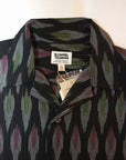 Pherrow's (フェローズ) 半袖オープンカラーシャツ 25S-HANDMADE FABRIC SHIRTS ブラック