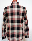 DELUXEWARE (デラックスウエア) 長袖シャツ LV-31 "50s CHECK PATTERN" レッド