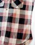 DELUXEWARE (デラックスウエア) 長袖シャツ LV-31 "50s CHECK PATTERN" レッド