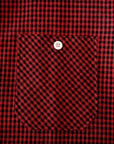 WARE HOUSE (ウエアハウス) 半袖ワークシャツ 3056 "SHORT SLEEVE CHECK WORK SHIRTS" A柄 (ギンガムチェック) レッド