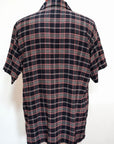 DALEE'S (ダリーズ) 半袖シャツ "Huco.S" ...1910s RAYON SHIRT ネイビーオレンジ