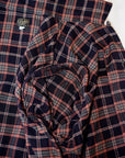 DALEE'S (ダリーズ) 半袖シャツ "Huco.S" ...1910s RAYON SHIRT ネイビーオレンジ