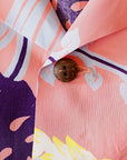 SUN SURF (サンサーフ) 半袖ハワイアンシャツ SS39423 "SHELL GINGER" ピンク