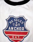 DELUXEWARE (デラックスウエア) 半袖Tシャツ DXTS-2503 "ANCHOR" ホワイト