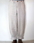 Dapper's (ダッパーズ) ニッカーズパンツ 1788 "Classical Adjustable Knicker’s Linen Pants" ライトベージュミックス