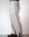 Dapper's (ダッパーズ) ニッカーズパンツ 1788 "Classical Adjustable Knicker’s Linen Pants" ライトベージュミックス