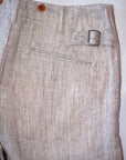 Dapper's (ダッパーズ) ニッカーズパンツ 1788 "Classical Adjustable Knicker’s Linen Pants" ライトベージュミックス