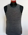 DELUXEWARE (デラックスウエア) タンクトップ TNKP-00 "TANK TOP" 黒杢グレー