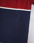WARE HOUSE (ウエアハウス) パネルボーダーTシャツ 4107 ネイビー/オフ×レッド