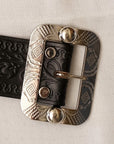 Dapper's(ダッパーズ) × ACE WESTERN BELTS(エースウエスタンベルト) スタッズベルト 1792 "GO From Tokyo Design Studs Belt" ブラック
