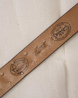 Dapper's(ダッパーズ) × ACE WESTERN BELTS(エースウエスタンベルト) スタッズベルト 1792 "GO From Tokyo Design Studs Belt" ブラック