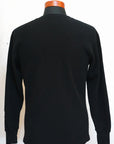 DALEE'S (ダリーズ) 長袖サーマルTシャツ 2230HT ...1930s WAFFLE HENLY THERMAL ブラック