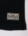 DALEE'S (ダリーズ) 長袖サーマルTシャツ 2230HT ...1930s WAFFLE HENLY THERMAL ブラック
