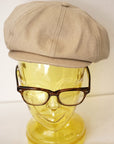 Dapper's (ダッパーズ) キャスケット 1808 "MW Type GM Casquette With Small Top Button" ベージュデニム