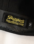 Dapper's (ダッパーズ) キャスケット 1808 "MW Type GM Casquette With Small Top Button" ブラックダック