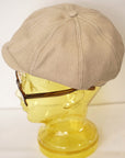 Dapper's (ダッパーズ) キャスケット 1808 "MW Type GM Casquette With Small Top Button" ベージュデニム