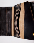 Dapper's (ダッパーズ) ダブルフラップウォレット 1794 "Horsehide Double Flap Wallet" ブラック (ブラウンベース)