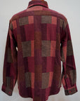 SUGAR CANE (シュガーケーン) ワークシャツ SC29590 "Add Human Labor RANDOM PATCHWORK WORK SHIRT" レッド