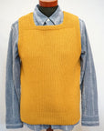 Dapper's (ダッパーズ) ニットベスト 1824 "Classical A.R.C Style Woolen Knit Vest" マスタード