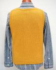 Dapper's (ダッパーズ) ニットベスト 1824 "Classical A.R.C Style Woolen Knit Vest" マスタード