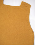 Dapper's (ダッパーズ) ニットベスト 1824 "Classical A.R.C Style Woolen Knit Vest" マスタード