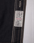 SUGAR CANE (シュガーケーン) ブラックウォバッシュ・ワークシャツ SC29585 "8.5oz. BLACK WABASH STRIPE WORK SHIRT" ブラック