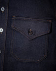 Pherrow's (フェローズ) ウール・CPOシャツ 25W-P.30CPO ダークネイビー