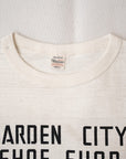 WARE HOUSE (ウエアハウス) 7分袖ベースボールTシャツ 4800 "GARDEN CITY" クリーム×ボルドー