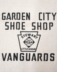 WARE HOUSE (ウエアハウス) 7分袖ベースボールTシャツ 4800 "GARDEN CITY" クリーム×L.グリーン