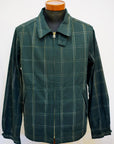 SUGAR CANE (シュガーケーン) レーヨンコットン・スポーツジャケット SC15842 "RAYON COTTON GABARDINE CHECK SPORTS JACKET" グリーン