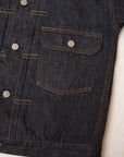 SUGAR CANE (シュガーケーン) ジージャン SC11936 "13oz. DENIM BLOUSE 1936 MODEL" インディゴ・ワンウォッシュ