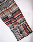 DELUXE WARE (デラックスウエア) ネルシャツ 7649C "40S NATIVE BORDER" レッドボーダー