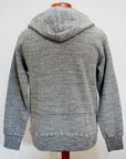 DUBBLE WORKS (ダブルワークス) 吊編み後付けパーカー 86018 "LOOP WHEEL AFTER HOOD SWEATSHIRT" ヘザーチャコール