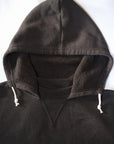 DUBBLE WORKS (ダブルワークス) 吊編み後付けパーカー 86018 "LOOP WHEEL AFTER HOOD SWEATSHIRT" スミクロ