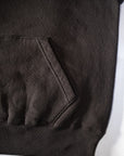 DUBBLE WORKS (ダブルワークス) 吊編み後付けパーカー 86018 "LOOP WHEEL AFTER HOOD SWEATSHIRT" スミクロ