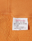 DUBBLE WORKS (ダブルワークス) 吊編み後付けパーカー 86018 "LOOP WHEEL AFTER HOOD SWEATSHIRT" フェードオレンジ