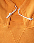 DUBBLE WORKS (ダブルワークス) 吊編み後付けパーカー 86018 "LOOP WHEEL AFTER HOOD SWEATSHIRT" フェードオレンジ