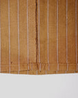WARE HOUSE (ウエアハウス) ブラウンダックパンツ 1229 "1900 4POCKET HEAVY LEATHER BOUND OVERALL" ダックストライプ・ノンウォッシュ