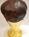 Dapper's (ダッパーズ) レザーキャスケット 1820 "40’s Style Classic Horsehide Leather Casquette" ブラウン