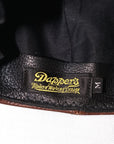 Dapper's (ダッパーズ) レザーキャスケット 1820 "40’s Style Classic Horsehide Leather Casquette" ブラウン
