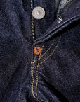 SUGAR CANE (シュガーケーン) ジーンズ SC42025 "13oz. DENIM WAIST OVERALLS 2025 MODEL (WIDE LEG)" インディゴ・ワンウォッシュ