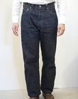 SUGAR CANE (シュガーケーン) ジーンズ SC42025 "13oz. DENIM WAIST OVERALLS 2025 MODEL (WIDE LEG)" インディゴ・ワンウォッシュ