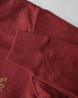 DELUXEWARE (デラックスウエア) 長袖Tシャツ BRGX-264 "CRIMSON BARTACK" クリムゾンレッド