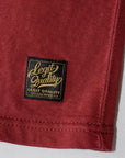 DELUXEWARE (デラックスウエア) 長袖Tシャツ BRGX-264 "CRIMSON BARTACK" クリムゾンレッド